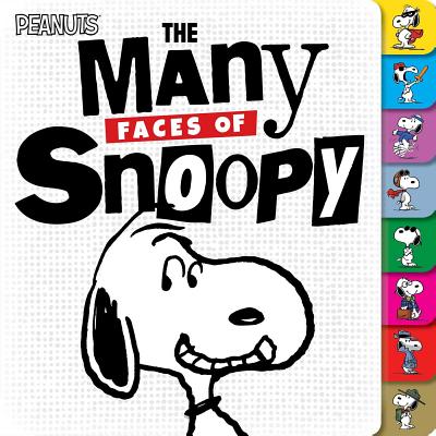 The Many Faces of Snoopy by Charles M. Schulz book cover