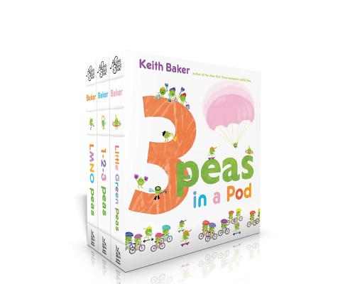 3 Peas in a Pod (Boxed Set): Lmno Peas; 1-2-3 Peas; Little Green Peas by Keith Baker book cover