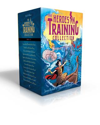 Heroes in Training Olympian Collection Books 1-12 (Boxed Set): Zeus and the Thunderbolt of Doom; Poseidon and the Sea of Fury; Hades and the Helm of D by Joan Holub book cover