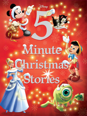 Book cover of Disney: 5-Minute Christmas Stories by Disney Books