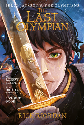 Book cover of The Percy Jackson and the Olympians: Last Olympian: The Graphic Novel by Riordan, Rick