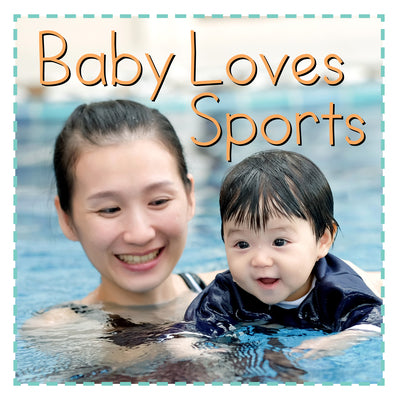 Book cover of Baby Loves Sports by Vaughters, Addie