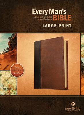 Book cover of Every Man's Bible-NLT-Large Print by New Living Translation