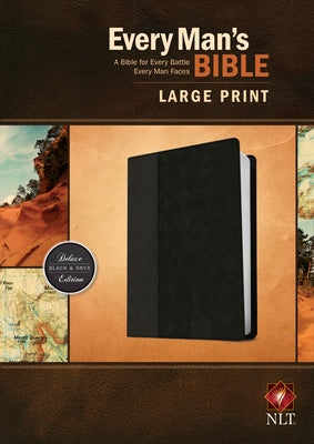 Book cover of Every Man's Bible-NLT-Large Print by New Living Translation