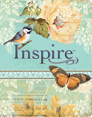 Book cover of Inspire Bible-NLT: The Bible for Creative Journaling by New Living Translation