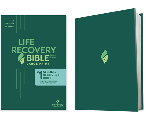 Book cover of Life Recovery Bible NLT, Large Print by New Living Translation