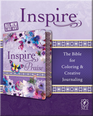 Book cover of Inspire Praise Bible NLT, Feminine Deluxe by New Living Translation