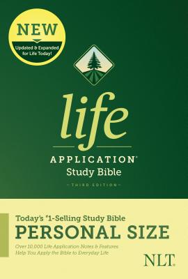 Book cover of NLT Life Application Study Bible, Third Edition, Personal Size (Softcover) by Tyndale