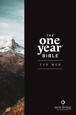 Book cover of NLT the One Year Bible for Men (Hardcover) by New Living Translation