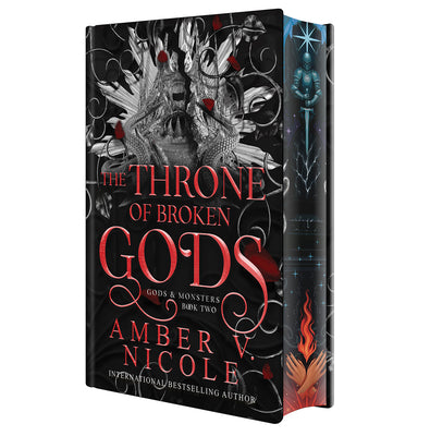 Book cover of The Throne of Broken Gods: Deluxe Special Edition by Nicole, Amber V.