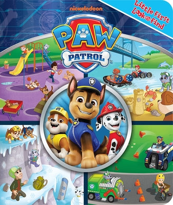 Book cover of Nickelodeon Paw Patrol: Little First Look and Find by Pi Kids