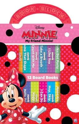 Book cover of Disney Minnie: My Friend Minnie! 12 Board Books by Pi Kids