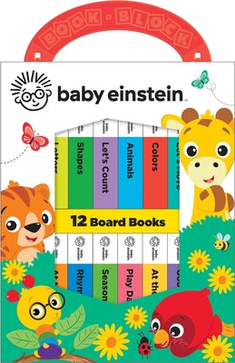 Book cover of Baby Einstein: 12 Board Books by Pi Kids