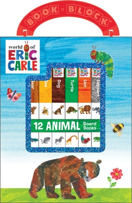 World of Eric Carle: 12 Animal Board Books by Pi Kids book cover