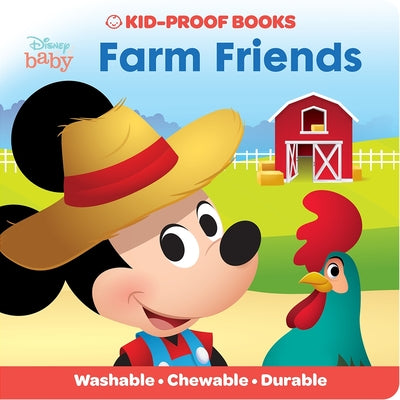 Book cover of Disney Baby: Farm Friends Kid-Proof Books by Pi Kids