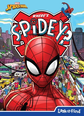 Book cover of Marvel Spider-Man: Where's Spidey? Look and Find by Pi Kids