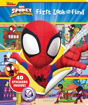 Book cover of Marvel Spidey and His Amazing Friends: First Look and Find by Pi Kids