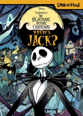 Book cover of Disney Tim Burton's the Nightmare Before Christmas Look and Find by Pi Kids