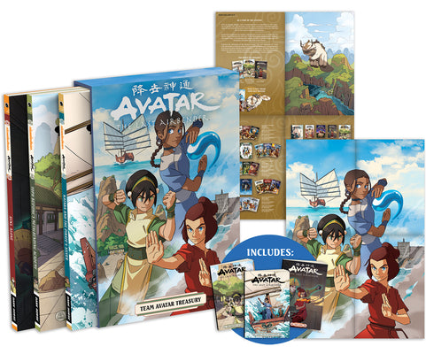Avatar: The Last Airbender--Team Avatar Treasury Boxed Set (Graphic Novels) by Faith Erin Hicks book cover