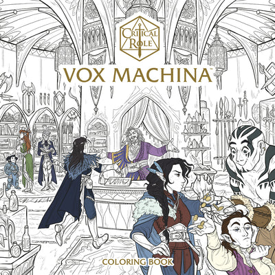 Critical Role: Vox Machina Coloring Book by Critical Role book cover