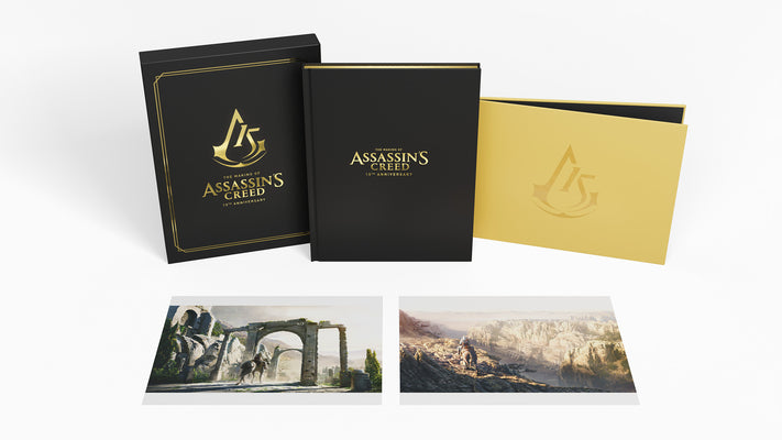 Book cover of The Making of Assassin's Creed: 15th Anniversary (Deluxe Edition) by Calvin, Alex