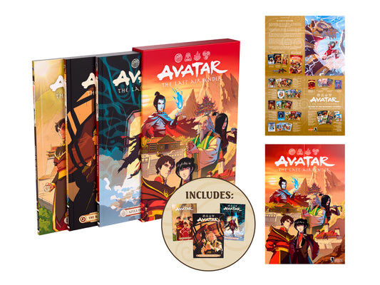 Avatar: The Last Airbender--Fire and Family Treasury Boxed Set by Faith Erin Hicks book cover