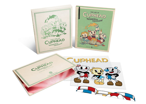 Book cover of The Art of Cuphead: The Delicious Last Course (Deluxe Edition) by Studio Mdhr