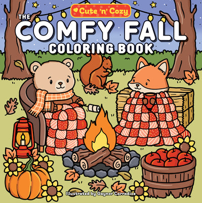 The Comfy Fall Coloring Book by Carradice, Gaynor book cover