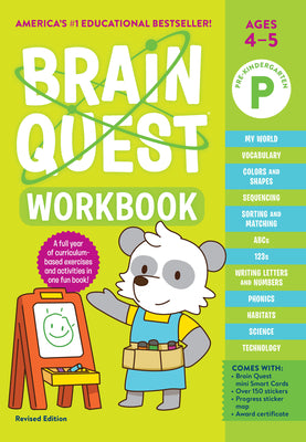 Brain Quest Workbook: Pre-K Revised Edition by Workman Publishing book cover