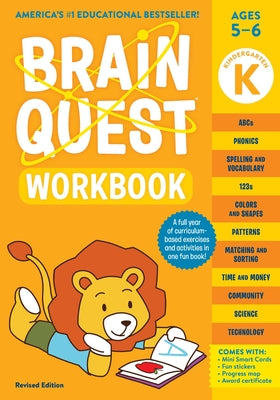 Brain Quest Workbook: Kindergarten Revised Edition by Workman Publishing book cover