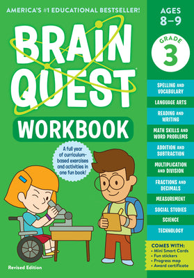 Brain Quest Workbook: 3rd Grade Revised Edition by Workman Publishing book cover