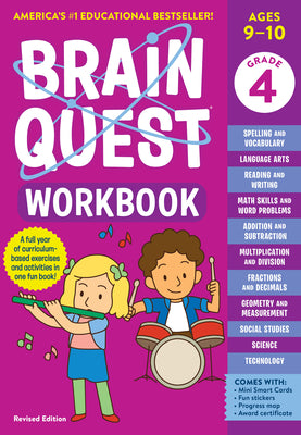 Brain Quest Workbook: 4th Grade Revised Edition by Workman Publishing book cover