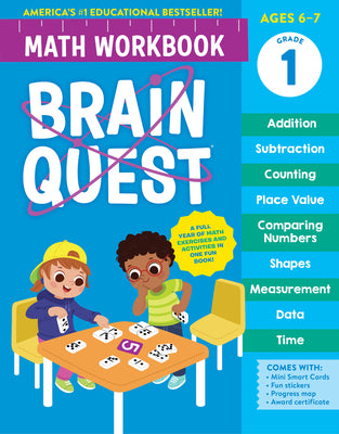 Brain Quest Math Workbook: 1st Grade by Workman Publishing book cover