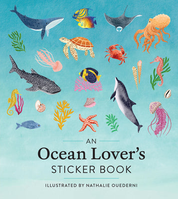 An Ocean Lover's Sticker Book by Workman Publishing book cover