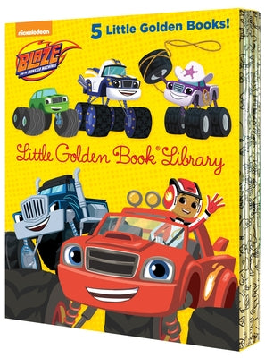 Blaze and the Monster Machines Little Golden Book Library -- 5 Little Golden Books: Five of Nickeoldeon's Blaze and the Monster Machines Little Golden by Various book cover