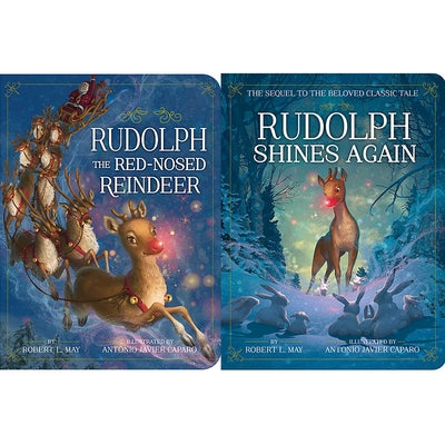 Rudolph the Red-Nosed Reindeer a Christmas Collection: Rudolph the Red-Nosed Reindeer; Rudolph Shines Again by Robert L. May book cover