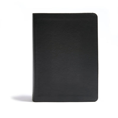 Book cover of CSB He Reads Truth Bible, Black Leathertouch: Black Letter, Wide Margins, Notetaking Space, Reading Plans, Sewn Binding, Two Ribbon Markers, Easy-To-R by He Reads Truth