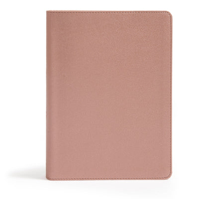 Book cover of CSB She Reads Truth Bible, Rose Gold Leathertouch: Notetaking Space, Devotionals, Reading Plans, Easy-To-Read Font by Myers, Raechel