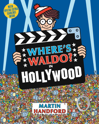 Book cover of Where's Waldo? in Hollywood: (A Hidden Object Activity Book with Search & Find Puzzles and Spot-The-Difference Game - A Perfect Gift & Travel Companio by Handford, Martin