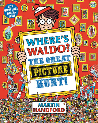 Where's Waldo? the Great Picture Hunt!: (A Hidden Object Activity Book Including Stickers, Spot-The-Difference Spreads, Search & Find Puzzles, & More by Handford, Martin book cover