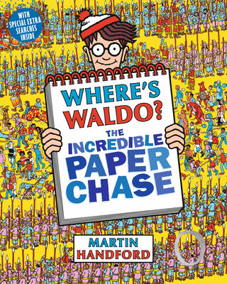 Where's Waldo? the Incredible Paper Chase: (A Hidden Object Activity Book Including a Maze, Spot-The-Difference Challenge, and Search & Find Puzzles - by Martin Handford book cover