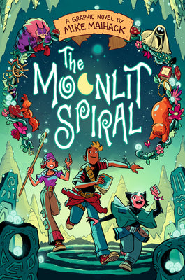 The Moonlit Spiral: A Graphic Novel by Mike Maihack book cover