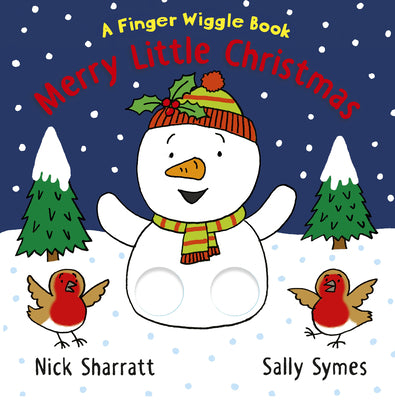 Merry Little Christmas: A Finger Wiggle Book by Sally Symes book cover