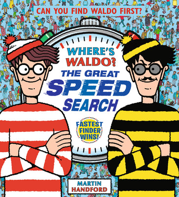 Where's Waldo?: The Great Speed Search: (A Hidden Object Activity Book That Lays Flat for Head-To-Head Competition with Friends & Family - A Perfect G by Martin Handford book cover