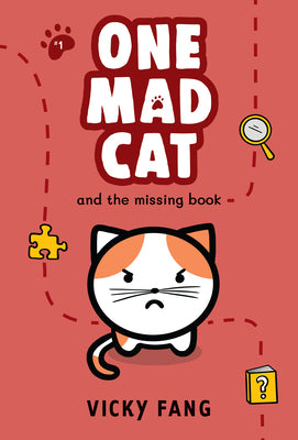 One Mad Cat and the Missing Book by Fang, Vicky book cover