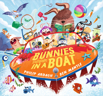 Bunnies in a Boat: (A Rhyming Adventure of Mischief, Friendship, and High-Seas Fun for Toddlers, Preschoolers, and Kindergarteners) by Philip Ardagh book cover