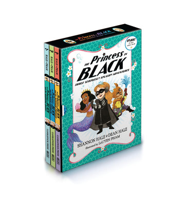 The Princess in Black: Three Seriously Splashy Adventures: Books 7-9 (Box Set of Early Chapter Books about Funny Hero Adventures) by Hale, Shannon book cover