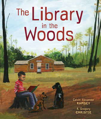 Book cover of The Library in the Woods by Ramsey, Calvin Alexander