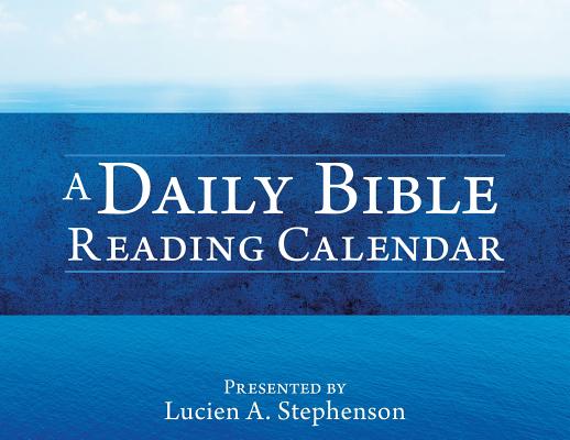 Book cover of A Daily Bible Reading Calendar by Stephenson, Lucien a.
