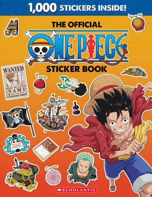 Book cover of The Official One Piece Sticker Book by Scholastic